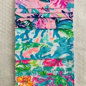 New Lilly Pulitzer Multi Assorted Face Masks
